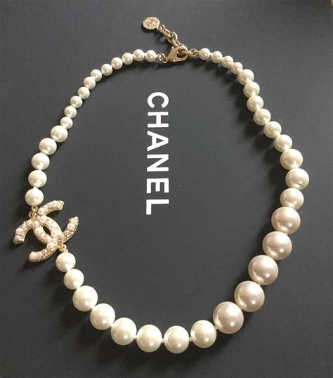 vintage chanel choker necklace|authentic chanel necklace.